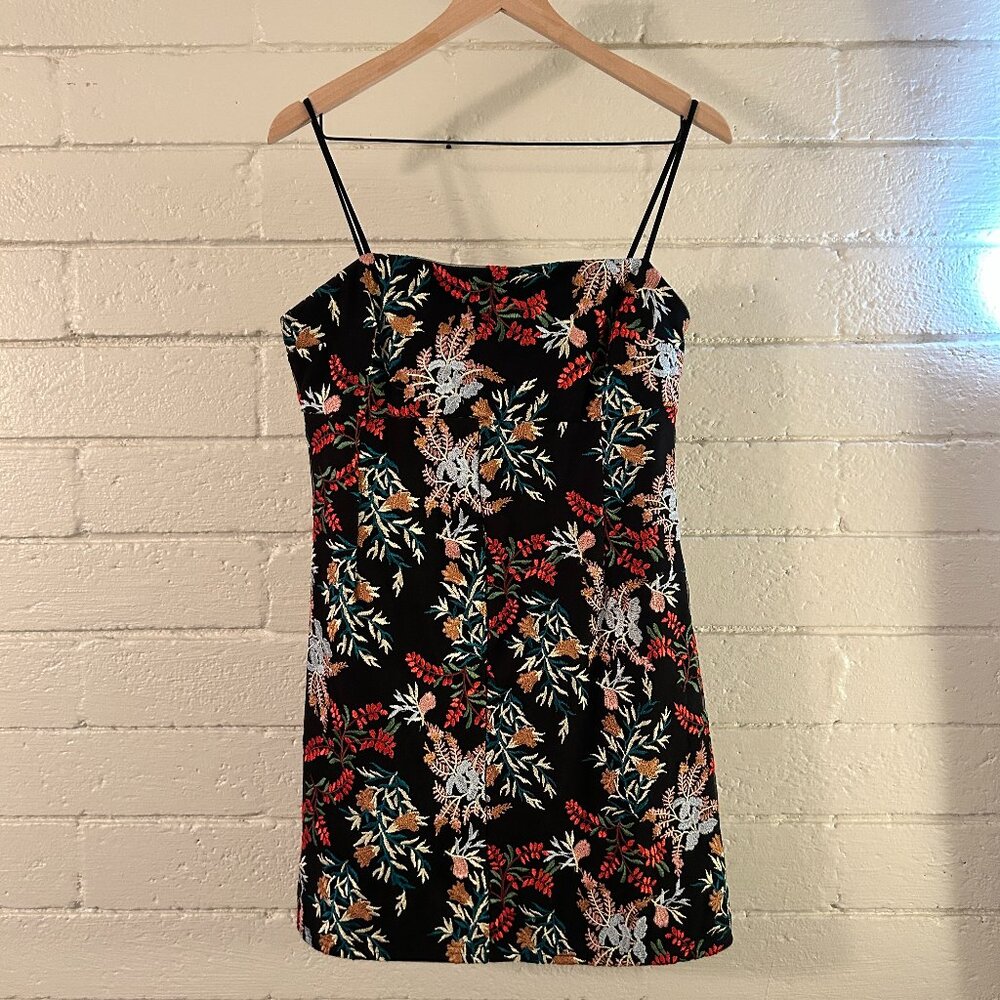 Urban Outfitters Floral Embroidery Mini Dress - US size Large